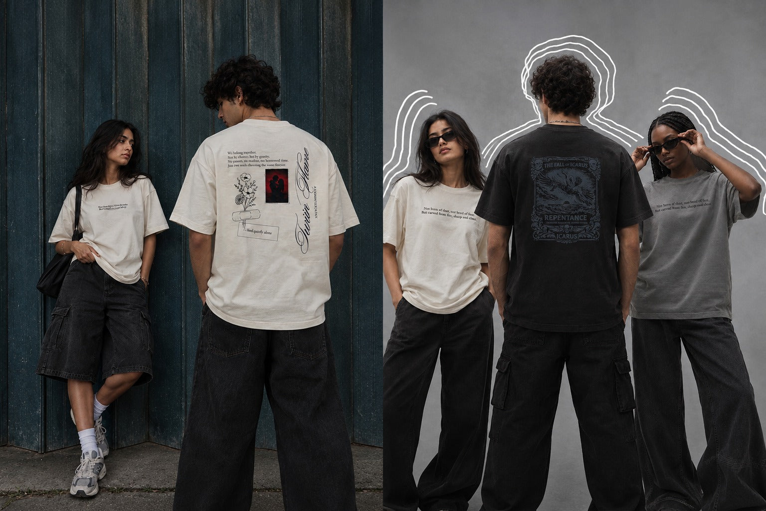 Twiin Flame objects and apparel