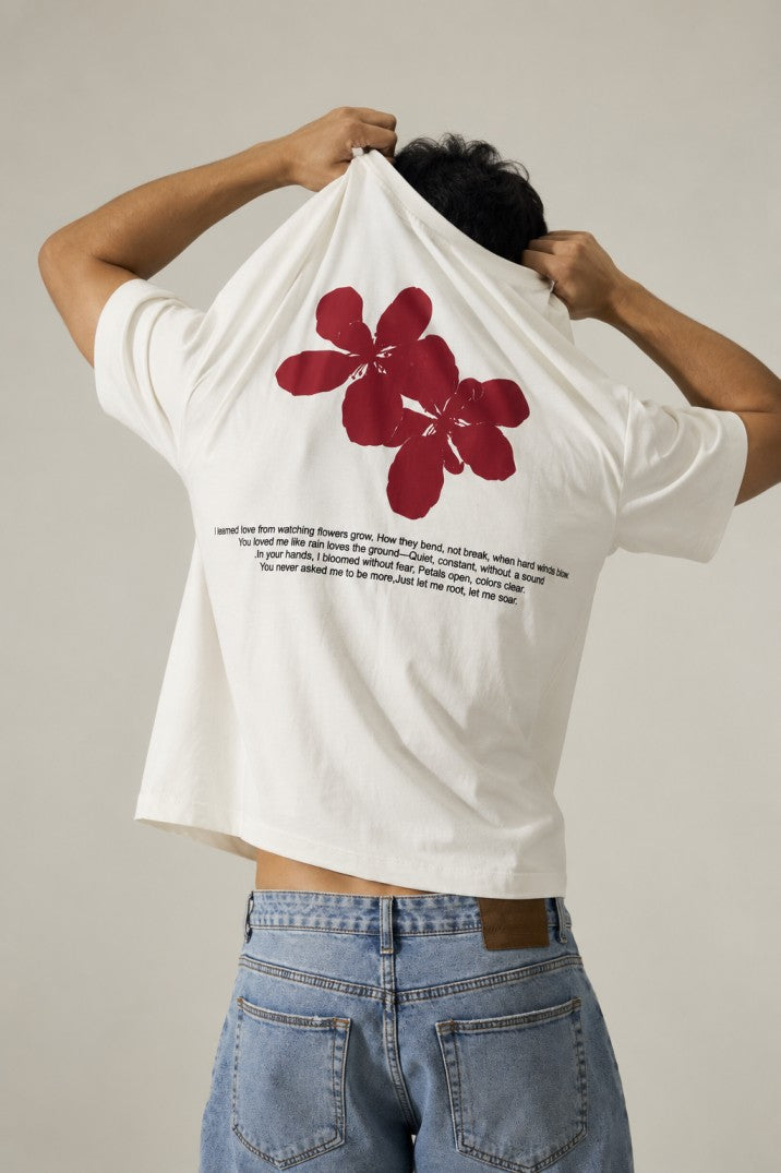 GOT YA! - Short Sleeve Oversized Tee (White)