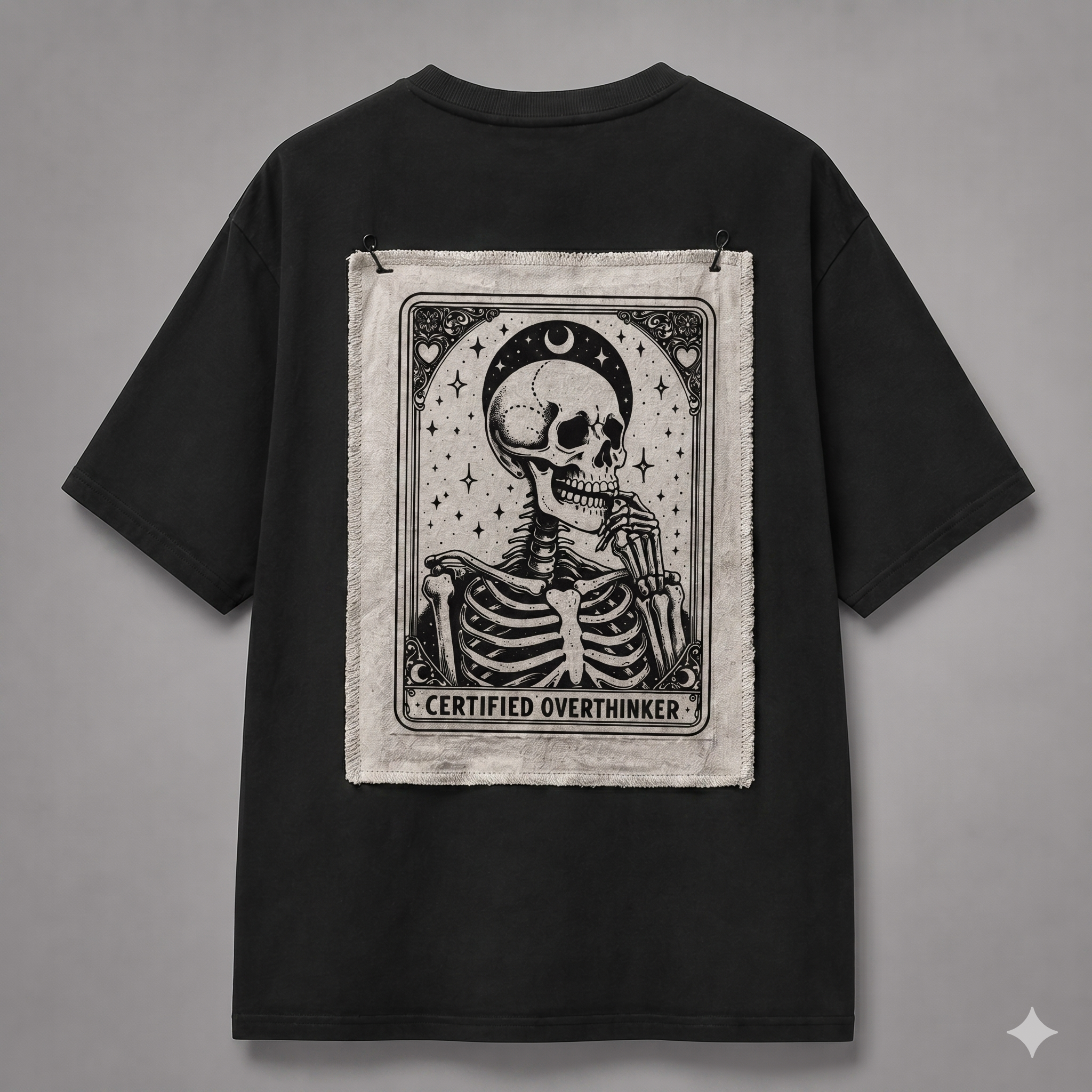 CERTIFIED OVERTHINKER - Short Sleeve Oversized Tee