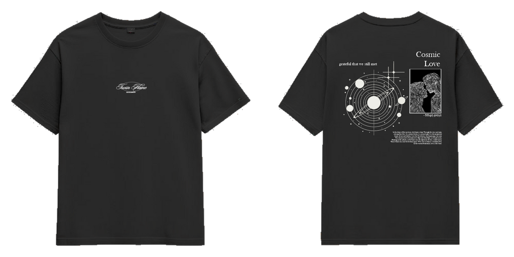 COSMIC LOVE - Short Sleeve Oversize Tee
