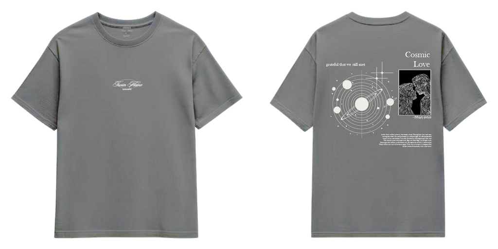 COSMIC LOVE - Short Sleeve Oversize Tee