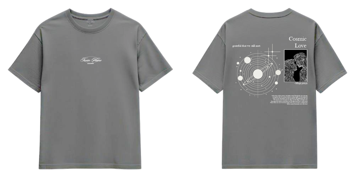 COSMIC LOVE - Short Sleeve Oversize Tee
