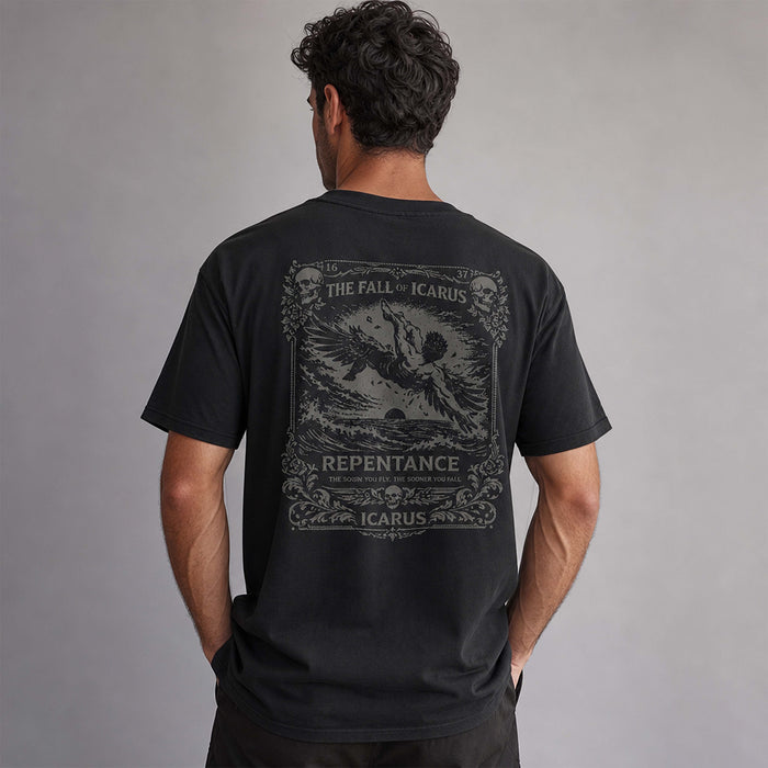ICARUS - SHORT SLEEVE TEE (BLACK)