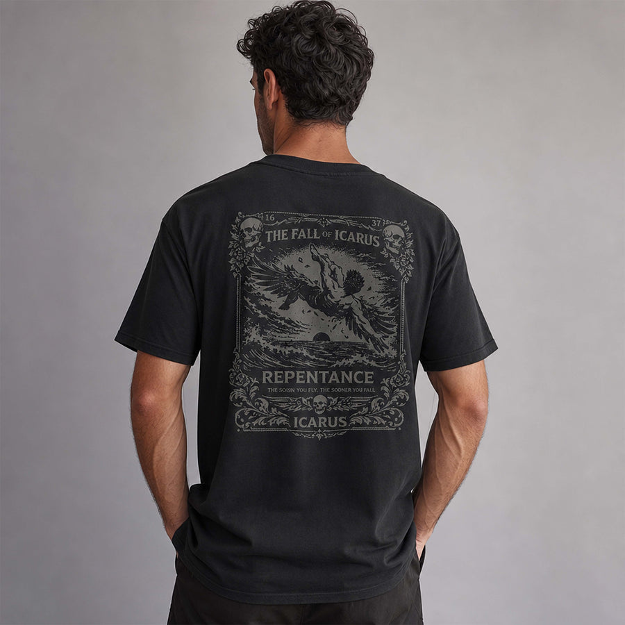 ICARUS - SHORT SLEEVE TEE (BLACK)